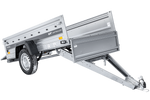 Remorque sur ressorts 230x125 UNITRAILER FORCE 230/R KIPP