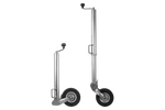 Roue de support, jockey automatique WINTERHOFF VK 60-BLH-255 SB avec poignée, 500 kg, 60 mm, 670-905 mm