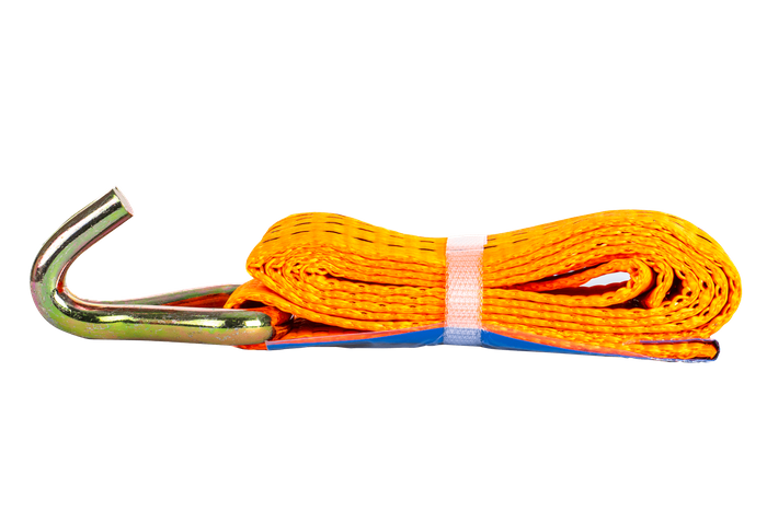 Courroie de transport orange UNITRAIER 2 m/50 mm/5 t avec tendeur
