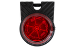 Feu de gabarit universel FRISTOM FT-059 LED rouge avec support d'angle
