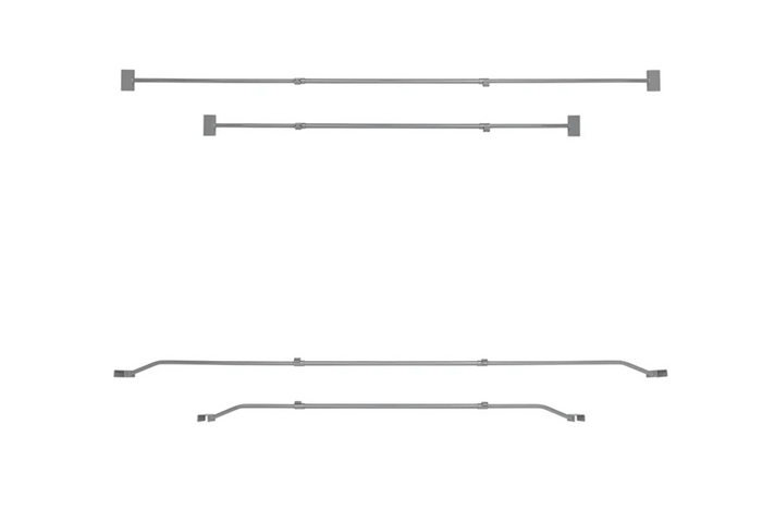 Support de bâche plate pour remorque ProPlus 340918V01 réglable de 152 à 220 cm