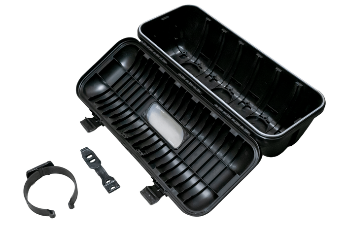 Boîte d'extincteur OUTLET 9/12 kg DAKEN 82511 STRIKE 707 x 322 x 239 mm noire