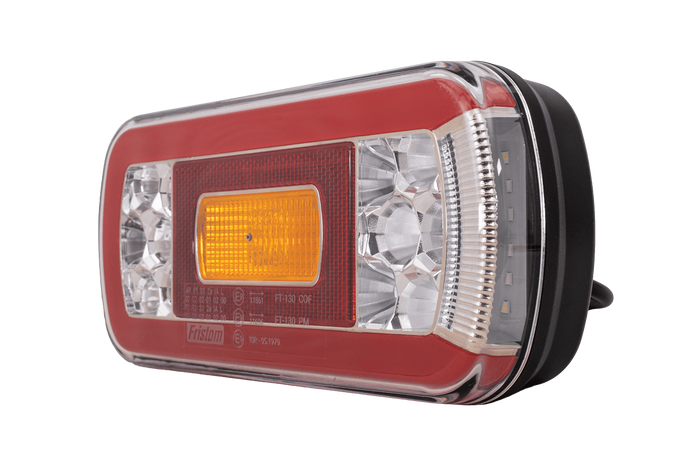 Feu arrière FRISTOM FT-130 PM LED, 6 fonctions, universel