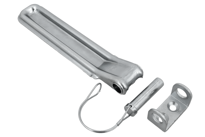 Charnière latérale avec poignée et verrou WINTERHOFF BSCH 10-17-270+BSCHG 10-17-B+BSCHG 10-17-B montage latéral remorque complet