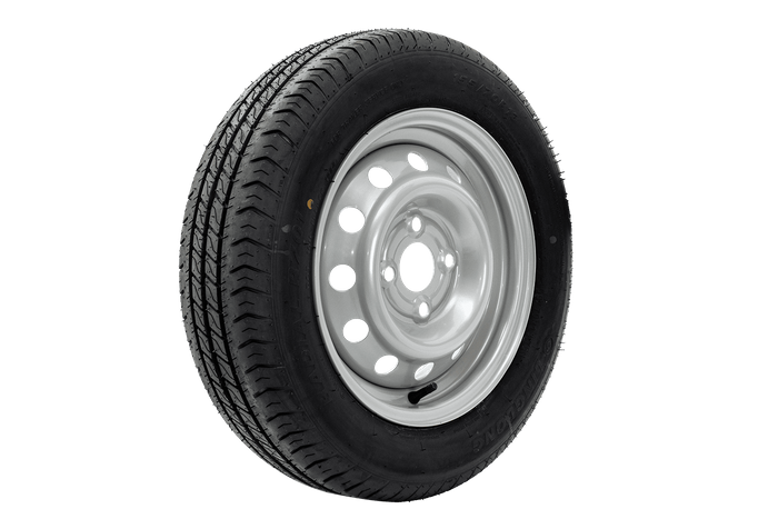 Jeu de deux roues pour remorques UNITRAILER / TEMARED / TRIGANO / LIDER / SOREL PNEUS LINGLONG 155/70 R13 75N JANTES UNITRAILER 4Jx13" 4x100 ET:30