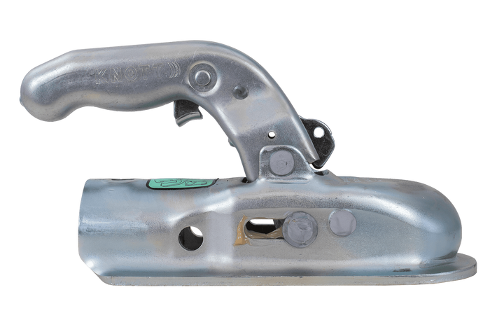 Attelage à boule KNOTT K20-B pour remorque de 2 000 kg avec timon tubulaire de 45 mm, en fonte