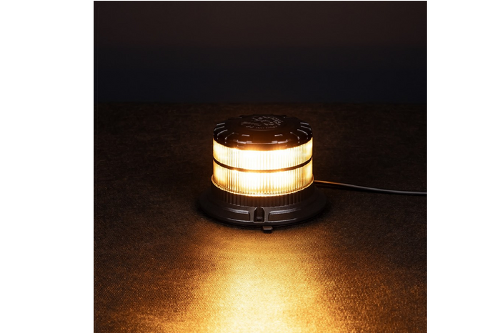 Lampe de signalisation KAMAR X-SPIDER 1 LED, aimant, clignotante, orange
