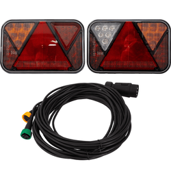 Feux arrière FRISTOM FT-270 LED CANBUS + faisceau MANTES 7m 7 broches