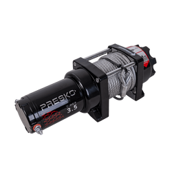 Treuil électrique pour remorque PRESKO T-REX 3.5 12V 1590 kg avec câble en acier de 12 m
