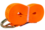 Sangle d'arrimage orange UNITRAILER 10 m/35 mm/2 t avec tendeur