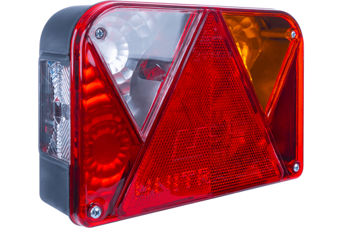 Kit d'éclairage : feux arrière DOBPLAST DPT35 + feux de position latéraux ASPÖCK FLEXIPOINT I + faisceau MANTES 5,2 m 13 broches