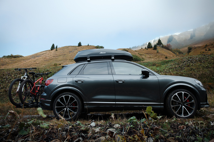 Coffre de toit Atera Casar XL, noir métallisé