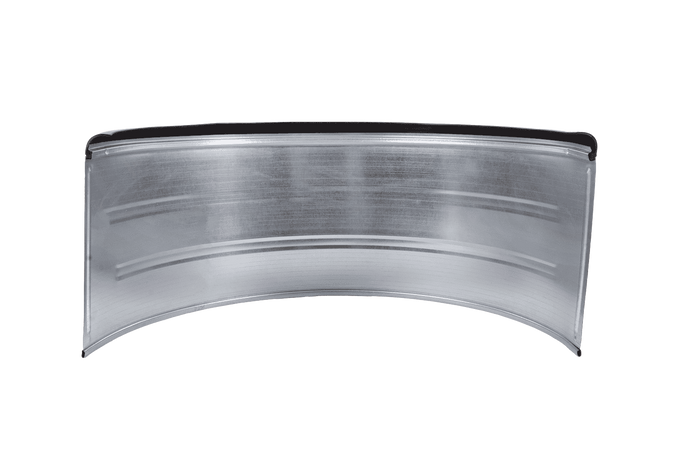 Garde-boue double pour remorque 16-17,5" DOMAR DK7135, passage de roue 1000/450 mm, métal avec bord en caoutchouc