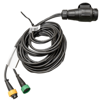 Prise de courant MANTES, faisceau de remorque, 5 m, connecteurs à baïonnette 13 broches, 2 x 5 broches
