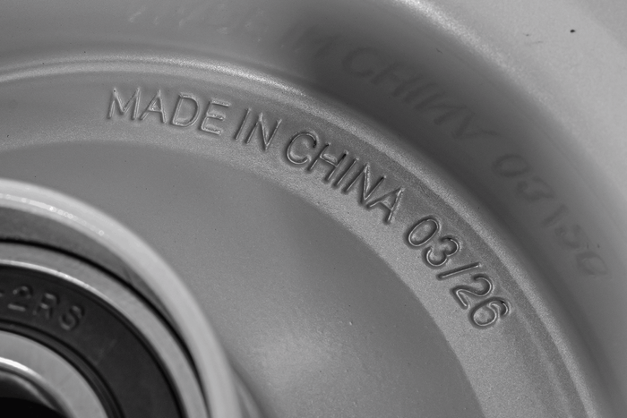 Jante en acier UNITRAILER 5,5 po x 8 po H2 3x128 avec roulements 6205-2RS