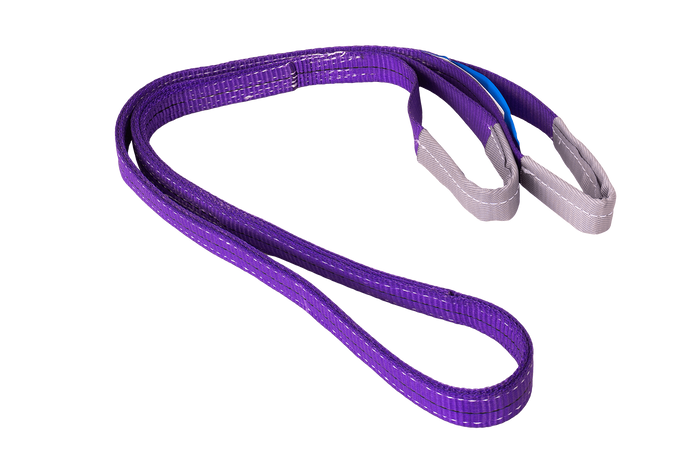 Élingue, sangle de levage HEFFA 2 m/30 mm/1 t avec boucles