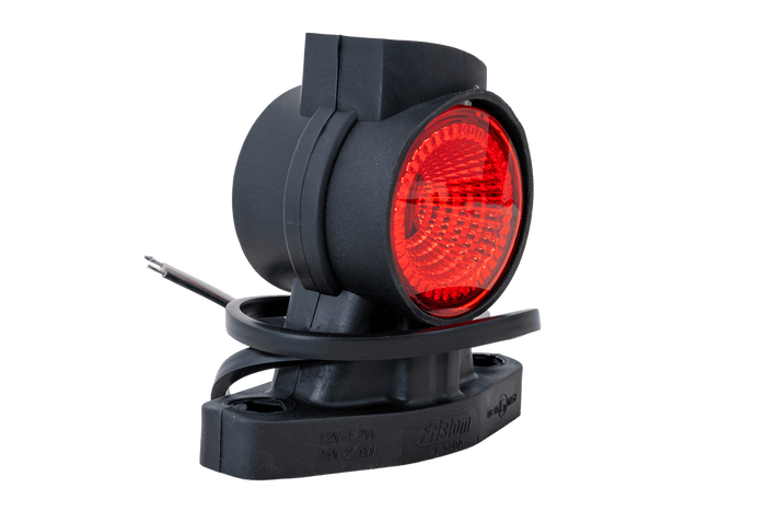 Feu de position droit à LED FRISTOM FT-140A sur bras en caoutchouc