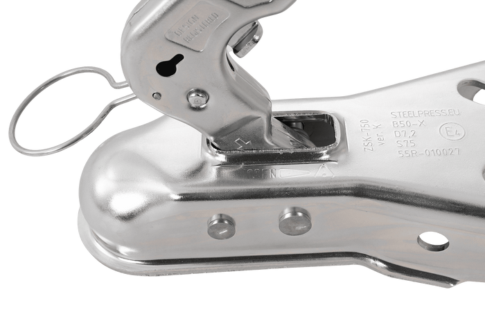 Attelage à boule STEELPRESS ZSK-0750K pour remorque de 750 kg avec timon en V