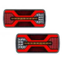 Lampy tylne KAMAR X-SPIDER L2430+L2431 bajonet 5PIN 7 funkcji lewa+prawa