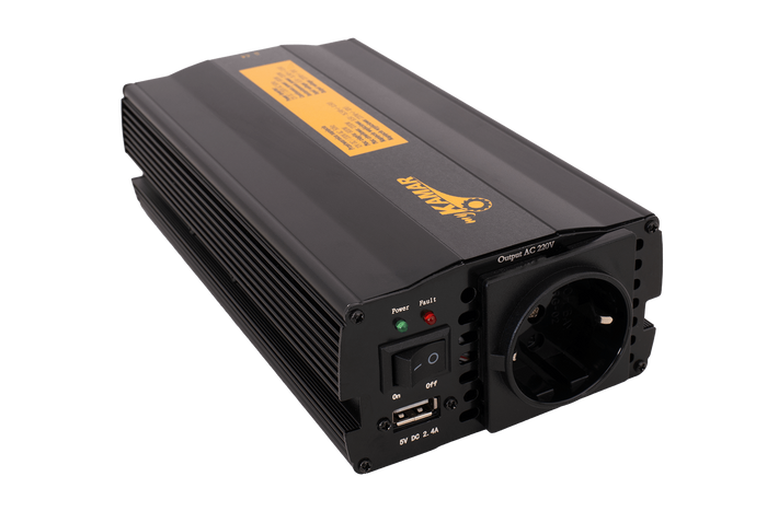 Convertisseur de tension 12V/230V (600/1200W) KAMAR E1924