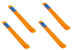 Jeu de quatre harnais de transport pour remorque UNITRAILER 0,5 m/50 mm/4 t orange