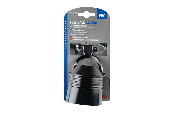 Cache-boule d'attelage en plastique LAMPA 38970 avec sangle de sécurité