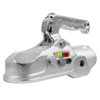 Attelage à boule WINTERHOFF WW 350-RB-K1414 pour remorque de 3500 kg avec timon tubulaire de 50 mm, en fonte