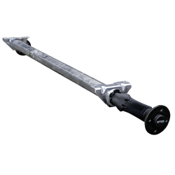Essieu AL-KO OPTIMA non freiné pour remorque 750 kg 1260 mm 1660 mm 4x100