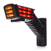 Feu de position LED SPOT WAŚ 2554L W297.4.1, gauche, sur une flèche