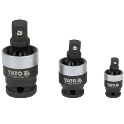 Kit rallonges, douilles à choc 1/4"; 3/8"; 1/2"