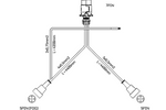 Kit d&#39;éclairage : feux arrière ASPÖCK + feux de position latéraux ASPÖCK + faisceau MANTES 4,5 m 7 broches + connecteurs rapides