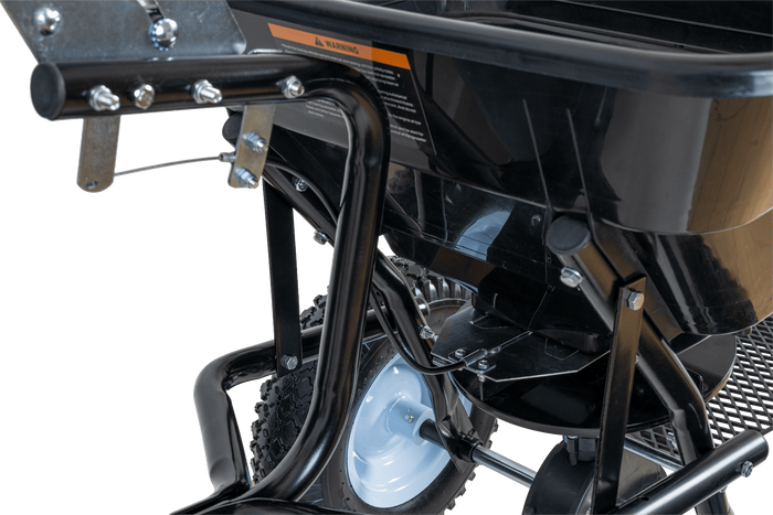 Semoir pour tracteur UNITRAILER épandeur d'engrais, semences 29 l 45 kg
