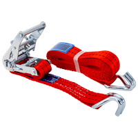 Courroie de transport rouge UNITRAIER 4 m/35 mm/2 t avec tendeur