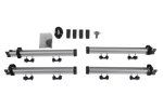 Plateforme de transport sur attelage Inter Pack Re-Cargo + adaptateur pour le transport de 3 vélos