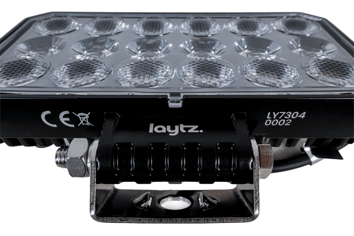Lampe de travail, réflecteur rectangulaire LED LAYTZ LY7304, 66 LED, 5800 lm
