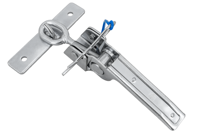 Attelage, charnière latérale avec fermoir WINTERHOFF BV 40-1 + BVG 40-A fermeture excentrique complète côté, ridelle remorque
