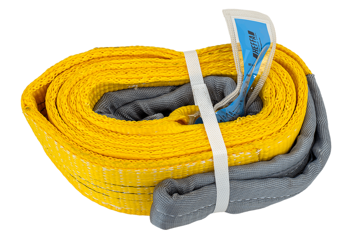 Sangle, élingue de levage HEFFA 3 m/90 mm/3 t avec boucles