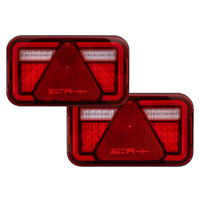Feux arrière à LED ASPÖCK MULTILED IV, fixation à baïonnette 5 broches, 7 fonctions (gauche + droite)