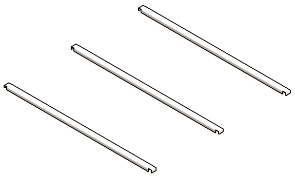 Cadre, barres plat H-0 avec bâche pour remorque UNITRAILER GARDEN TRAILER 230 KIPP