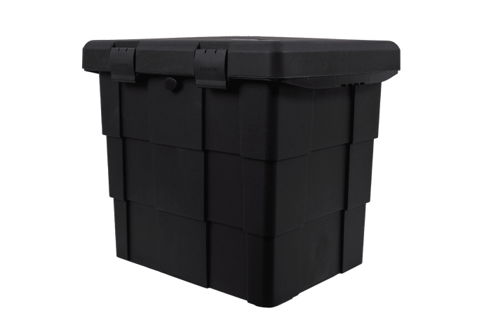 DAKEN 86004 PITBOX Coffre à outils pour sable et sel de déneigement, 655 x 570 x 520 mm, 108,5 l