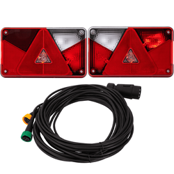 Feux arrière ASPÖCK MULTIPOINT V + faisceau MANTES 7 m, 7 broches
