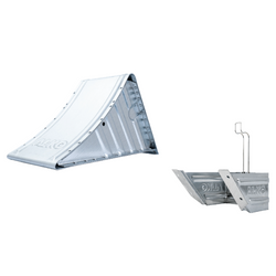 Cale de roue avec support de montage AL-KO UK53 h:247mm