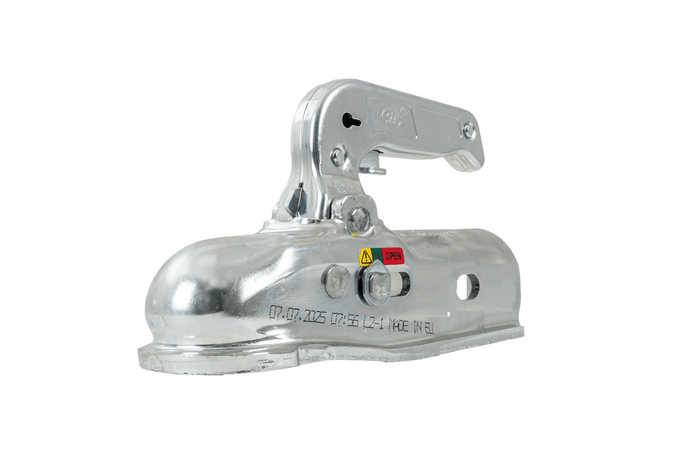 Attelage à boule STEELPRESS BC-1700A pour remorque de 1700 kg avec timon tubulaire de 45 mm