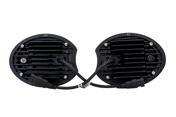 Ensemble réflecteurs, phares de travail LED TT Technology TT.13509, 9xLED 3600lm pour John Deere