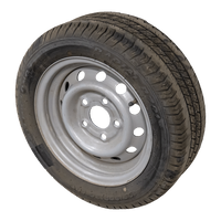 ROUE RENFORCÉE POUR REMORQUE LINGLONG TIRE 195/50 R13C 104/101N JANTE UNITRAILER 5.5Jx13"H2 5x112 ET:30