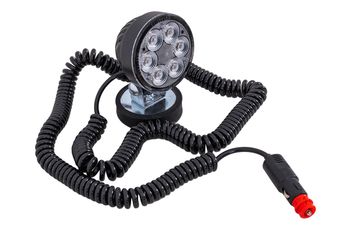 Lampe de travail LED réflecteur FRISTOM FT-364,  6xLED 2500lm avec support magnétique