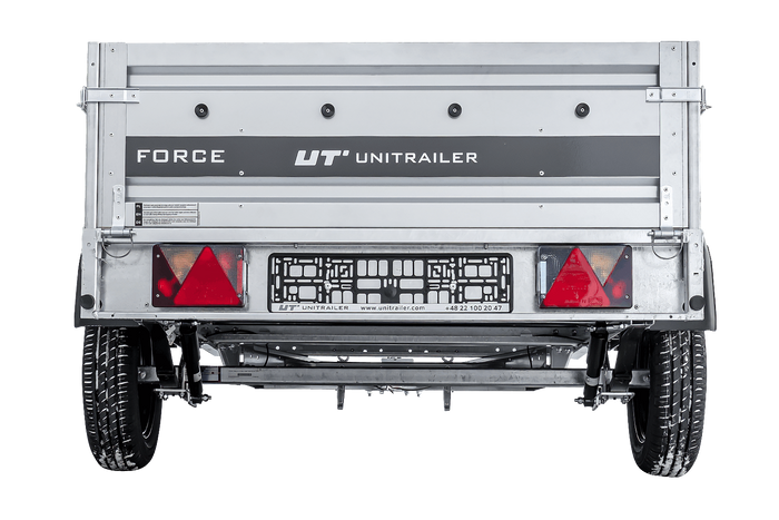 Remorque porte-voitures sur ressorts 230x125 UNITRAILER FORCE 230/R KIPP