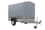 Remorque légère 230x125 UNITRAILER FORCE 230 KIPP avec châssis H-1100 et bâche grise