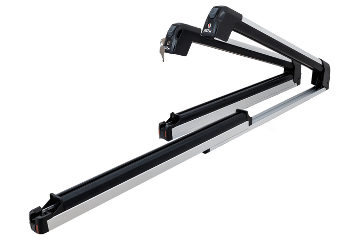 Inter Pack Frostline 6 - support extensible en aluminium pour 6 paires de skis ou 4 snowboards