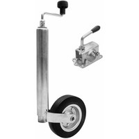 Roue jockey avec bride en fonte WINTERHOFF ST48-200VB+KLE48-G 150 kg 48 mm 505-725 mm